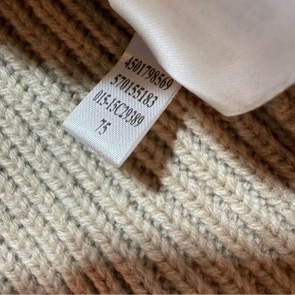 Chico's Oatmeal Popcorn Knit Open Front Wool Blend Cardigan Size 3 (XL/16) - Picture 7 of 11